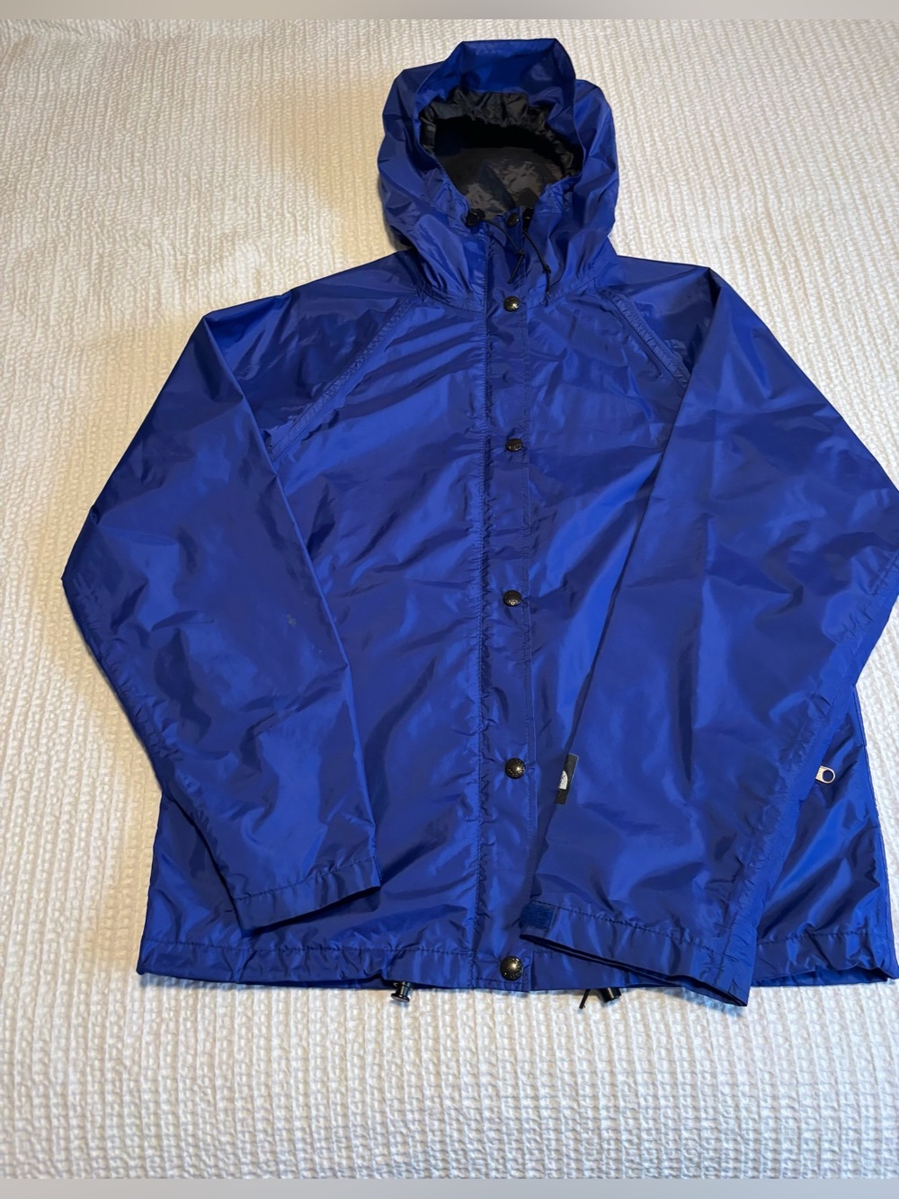 The North Face Vintage Blue Gore-Tex Hooded Fleece Jacket Medium Made in USA